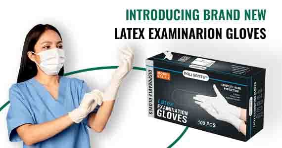 Introducing the Palisante Latex Examination Glove: Protection, Comfort, and Dexterity.